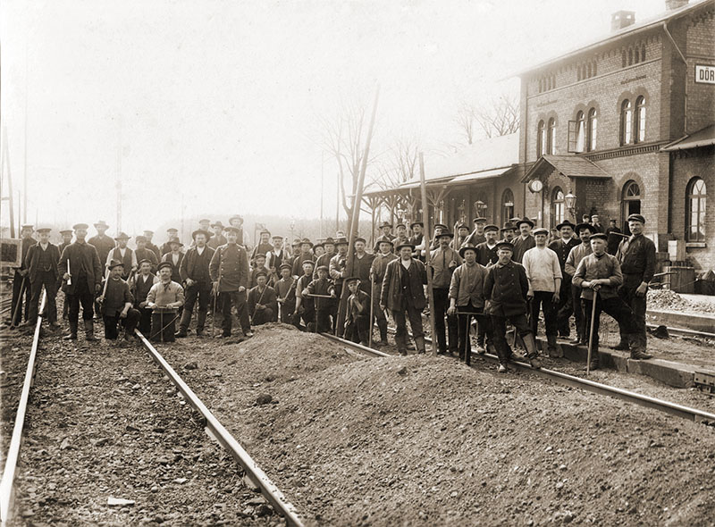 Bahnhof Dörverden um 1908