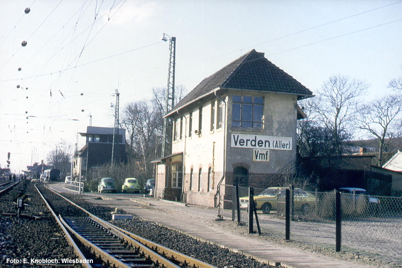 Fahrdienstleiter-Stellwerk Verden-Mitte (Vmf) 1978