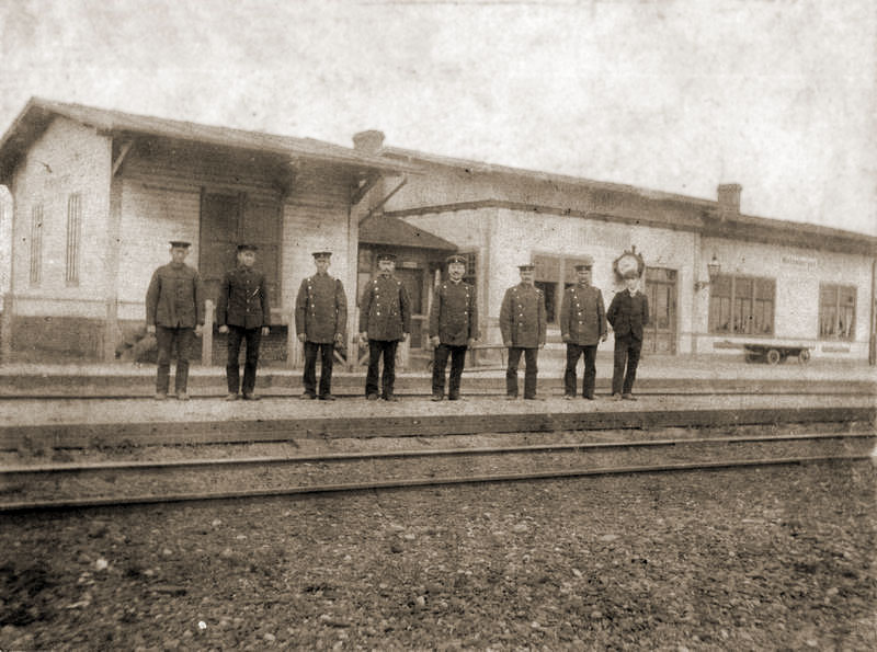 Bahnhof Wahnebergen um 1910