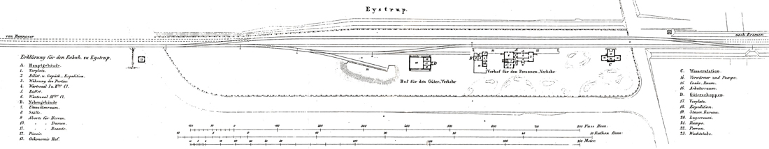 Gleisplan 1854