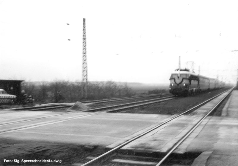 Aufnahme des elektrischen Zugbetriebs zwischen Hannover und Bremen am 14. Dezember 1964