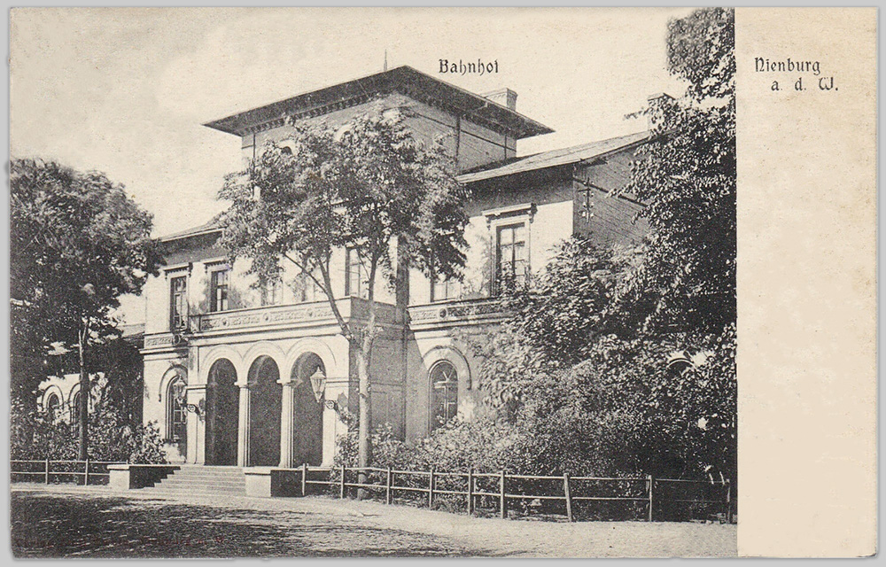 Bahnhof Nienburg Weser um 1933